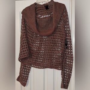 NWT, New Directions Cowl Neck Sweater, Size XLarge